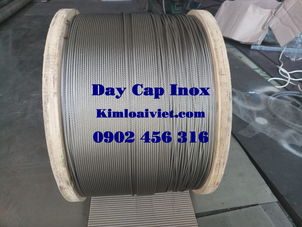 Dây cáp inox 316 phi 8mm