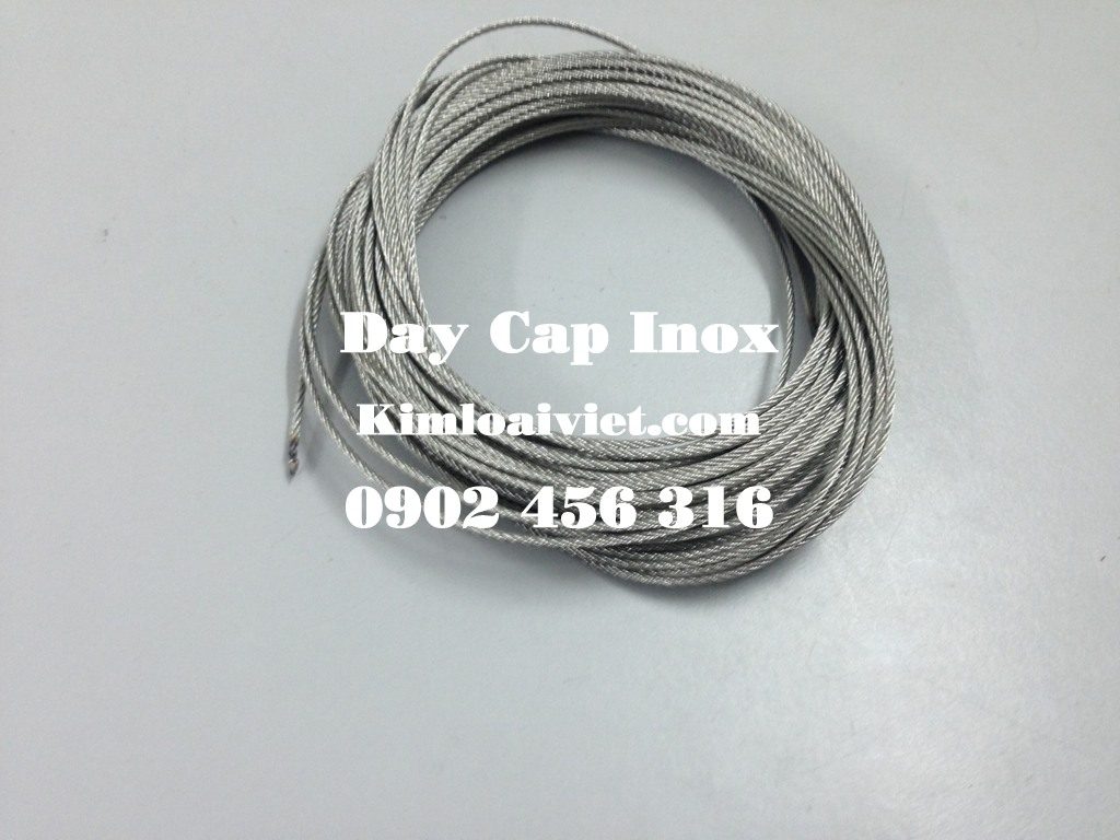 Dây cáp inox 316 phi 2mm