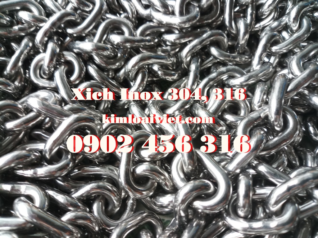 Xích Inox 316 Phi 10mm